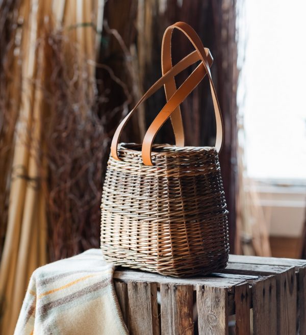 MYDDFAI Small Willow shoulder/hand basket with Catalan Base - Thursday 20 February 2025